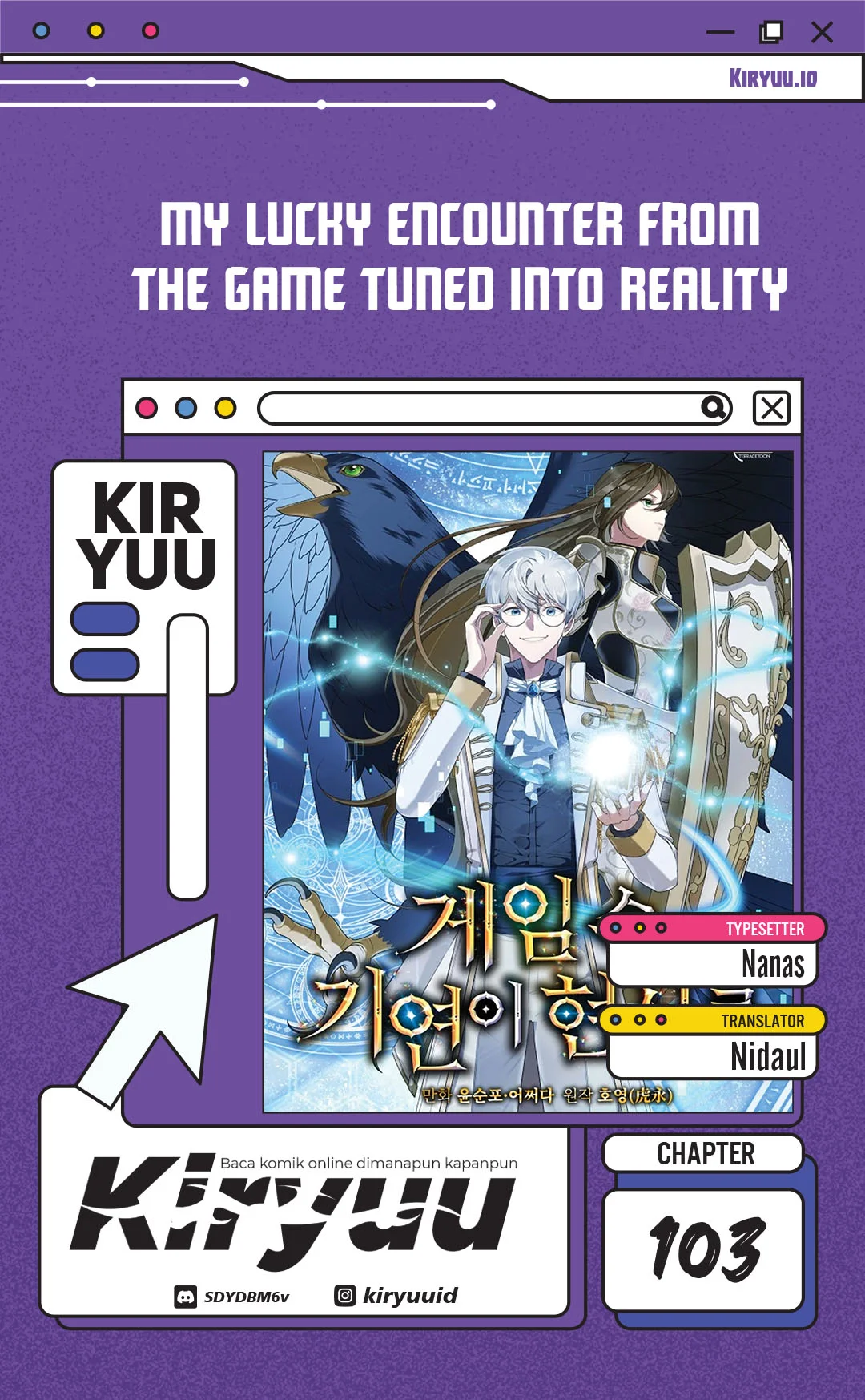 Komik My Lucky Encounter From the Game Turned Into Reality Chapter 103 gambar 1