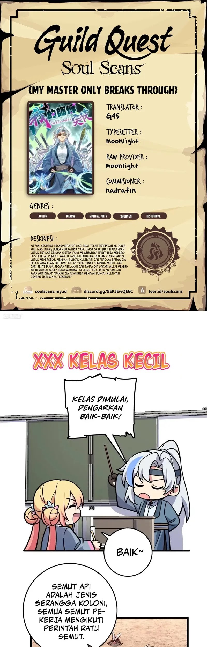 Komik My Master Only Breaks Through Every Time the Limit Is Reached Chapter 148 gambar 1