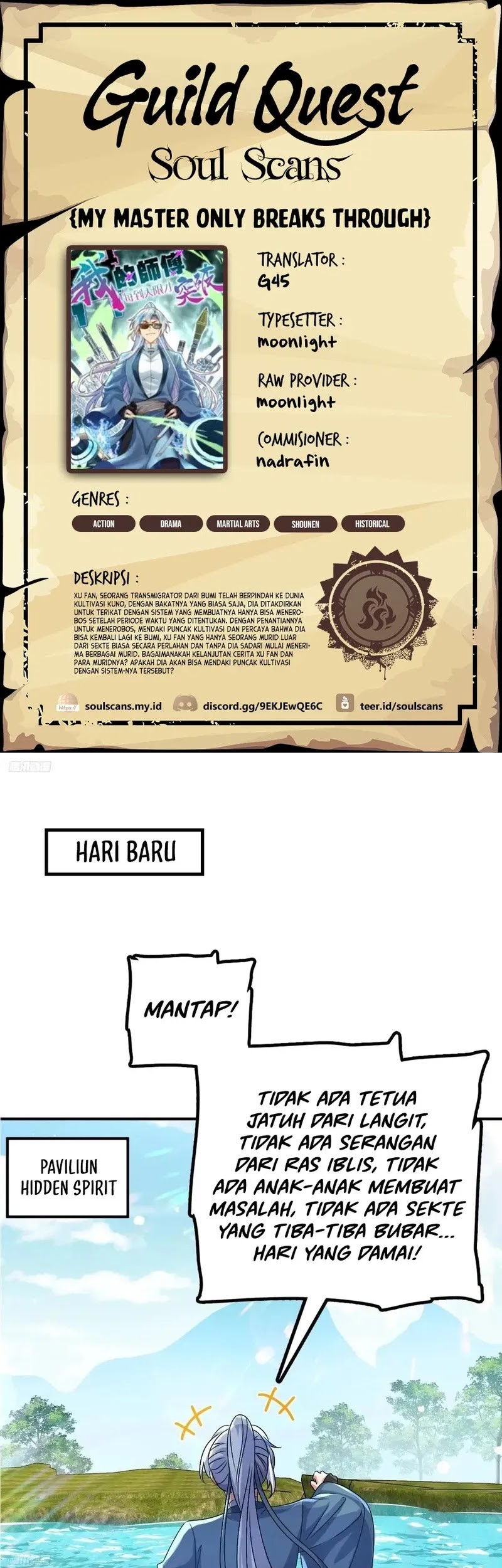 Komik My Master Only Breaks Through Every Time the Limit Is Reached Chapter 149 gambar 1