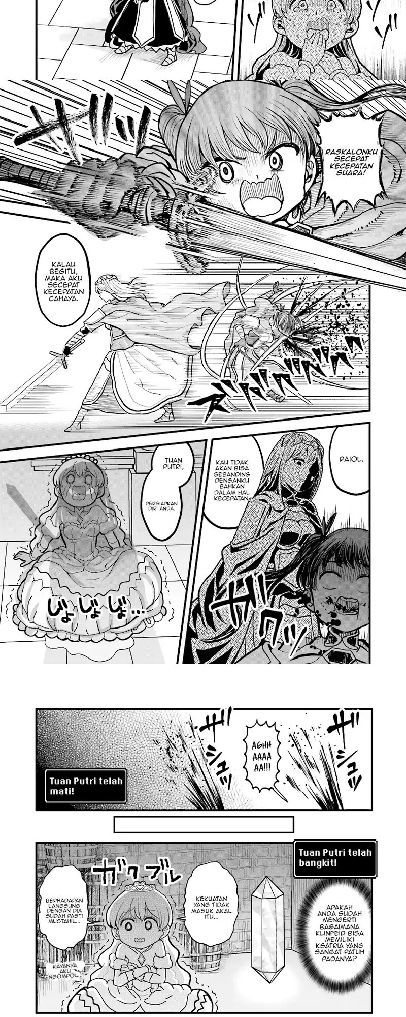 “My Princess You Must Die!” Said the Female Knight Chapter 4.1 - Halaman 3
