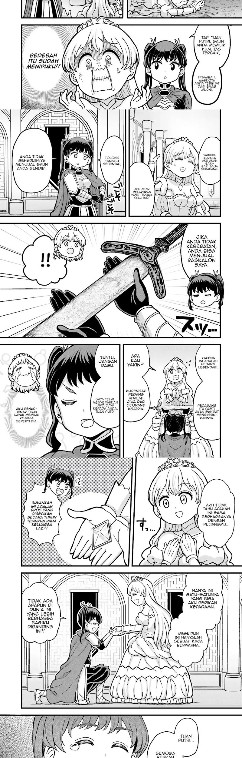 “My Princess You Must Die!” Said the Female Knight Chapter 4.2 - Halaman 2