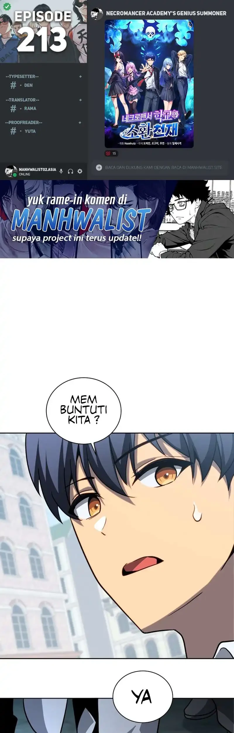 Komik Necromancer Academy’s Genius Summoner Chapter 213 gambar 1