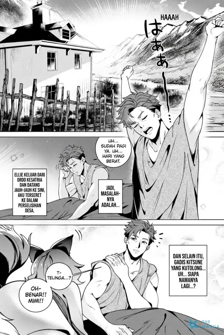 Manga Netorare Tsuihousareta Saikyou Kishi Danchou No Ossan, Katainaka De Eiyuu Ni Matsuriagerareru Chapter 4 gambar 2