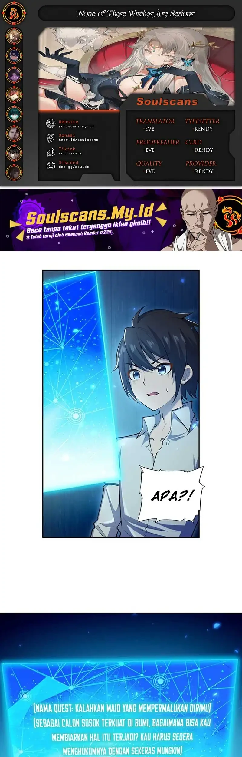 Komik None of These Witches Are Serious Chapter 9 gambar 1