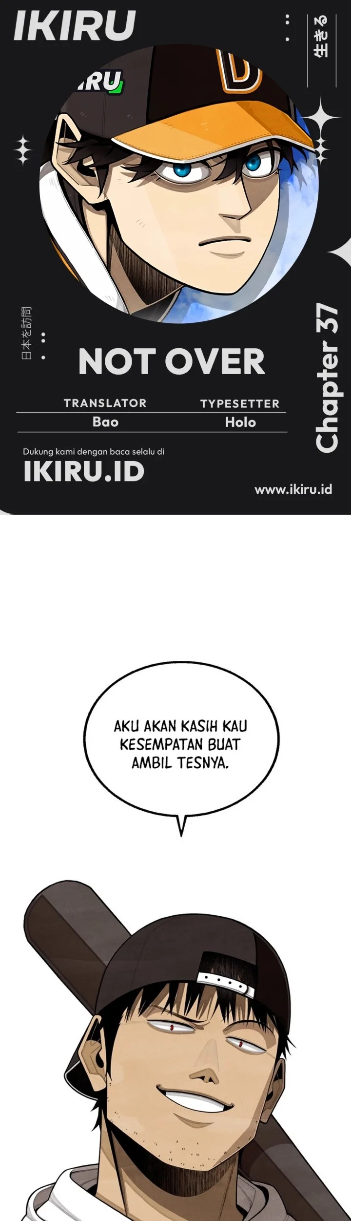 Komik Not Over Chapter 37 gambar 1