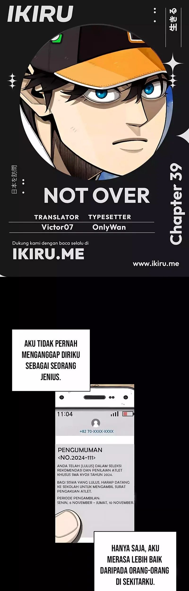 Komik Not Over Chapter 39 gambar 1