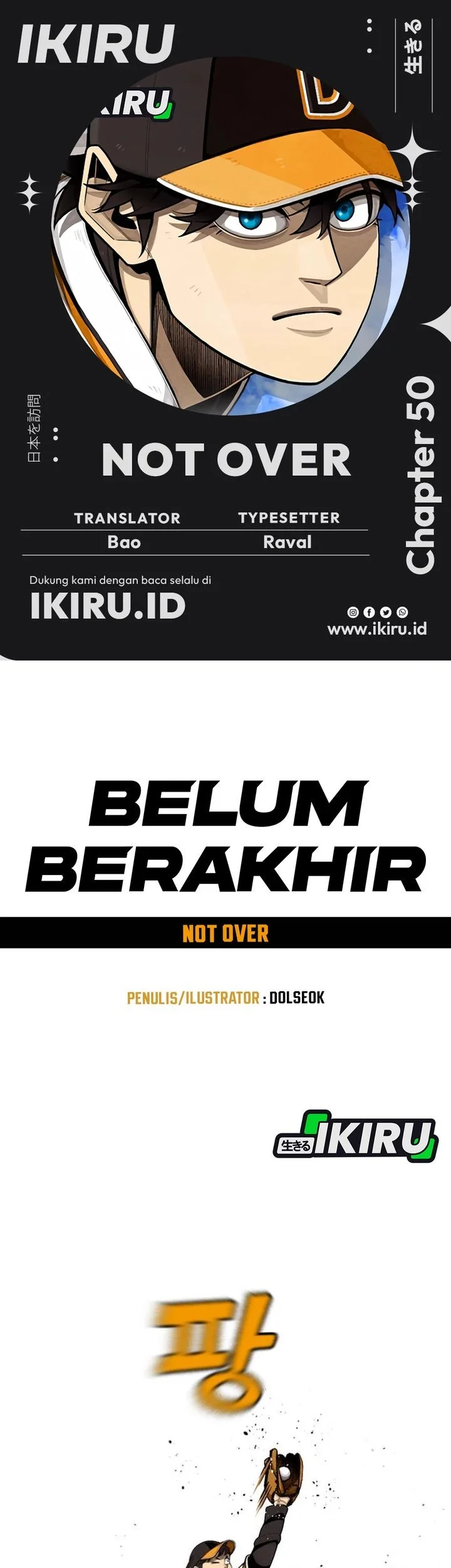 Komik Not Over Chapter 50 gambar 1
