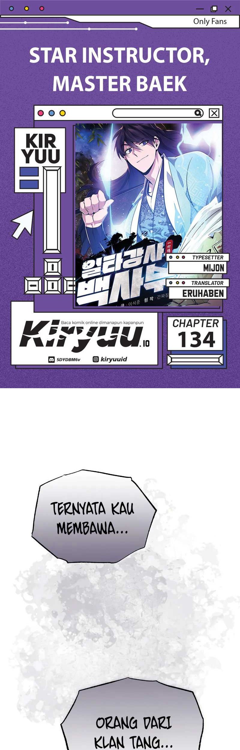 Komik Number One Star Instructor Master Baek Chapter 134 gambar 1