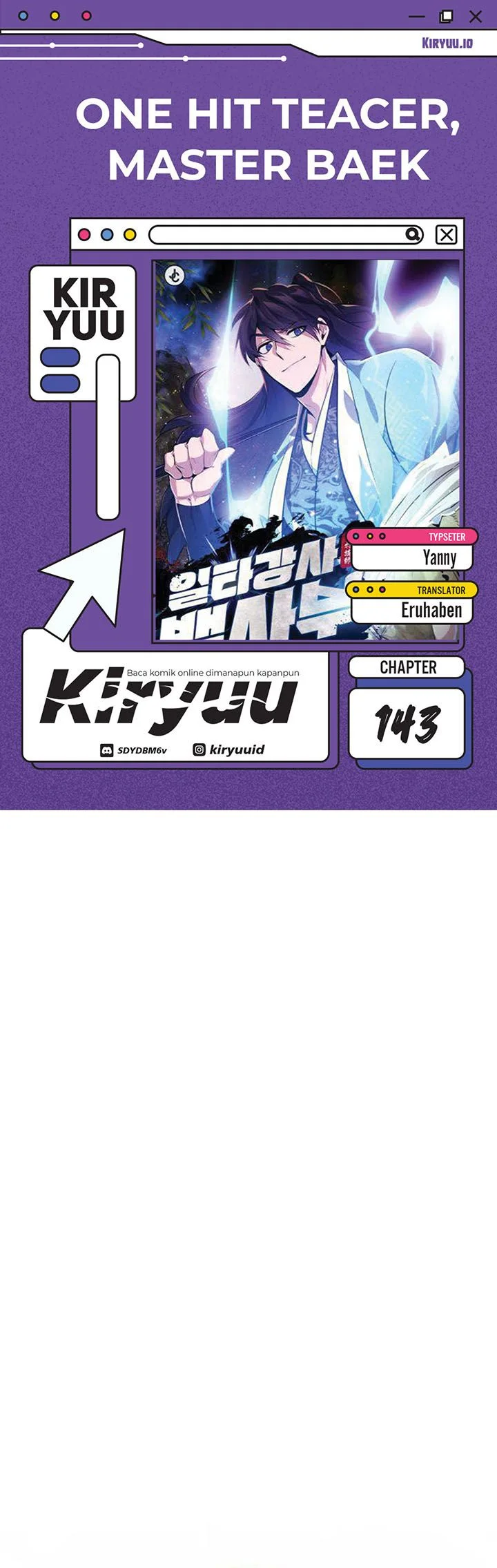 Komik Number One Star Instructor Master Baek Chapter 143 gambar 1