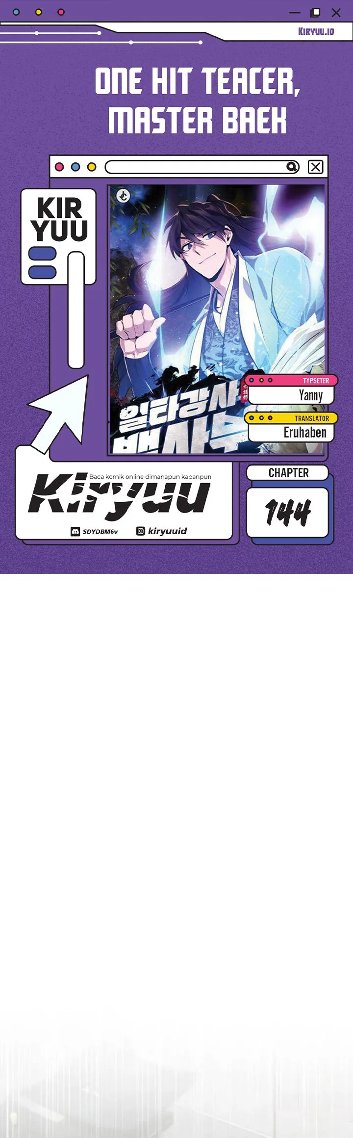 Komik Number One Star Instructor Master Baek Chapter 144 gambar 1