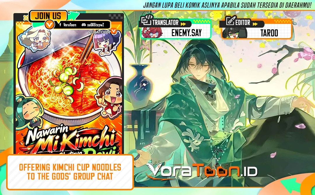 Komik Offering Kimchi Cup Noodles to the Gods' Group Chat Chapter 7 gambar 1