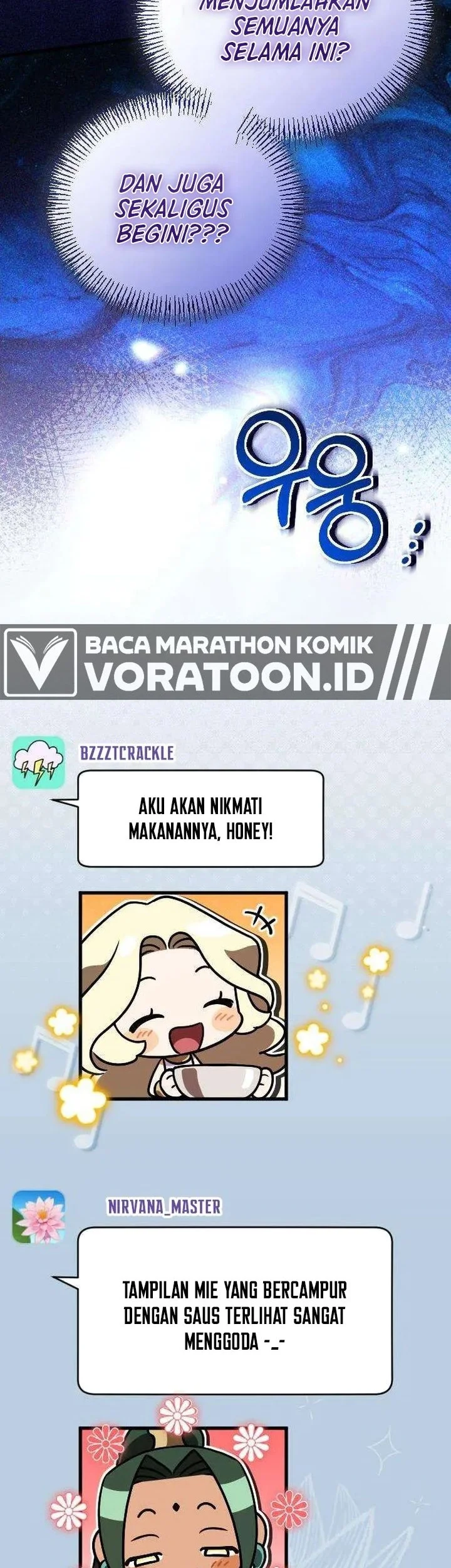Offering Kimchi Cup Noodles to the Gods' Group Chat Chapter 8 Gambar 3