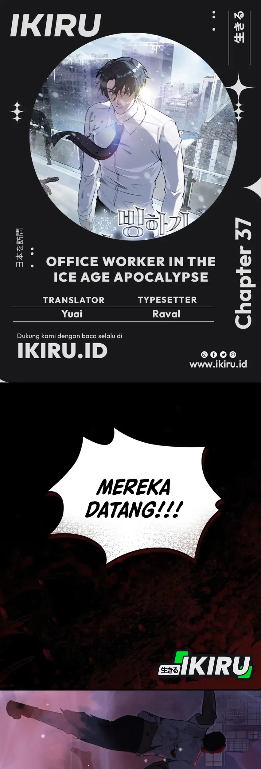 Komik Office Worker in the Ice Age Apocalypse Chapter 37 gambar 1