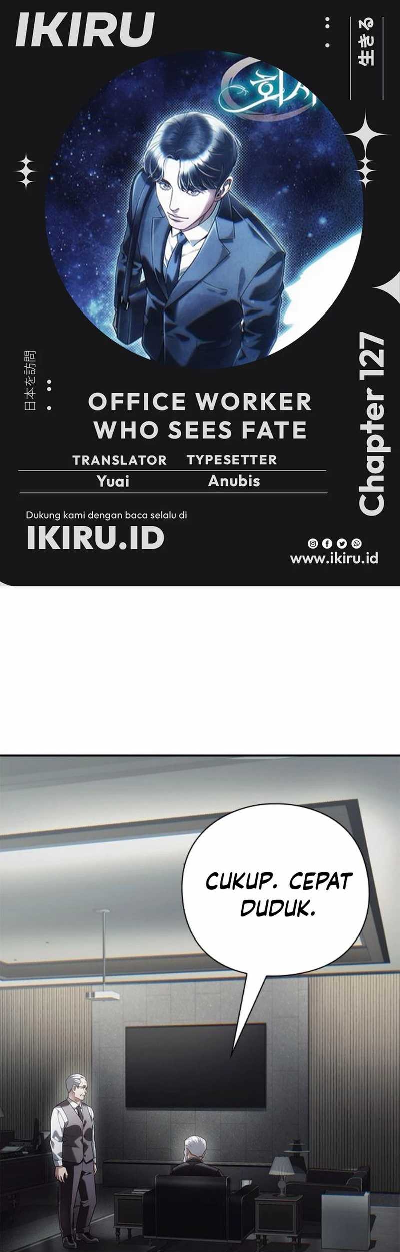 Komik Office Worker Who Sees Fate Chapter 127 gambar 1