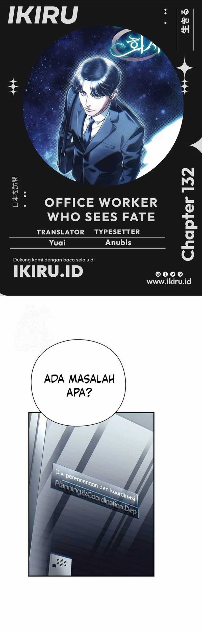Komik Office Worker Who Sees Fate Chapter 132 gambar 1