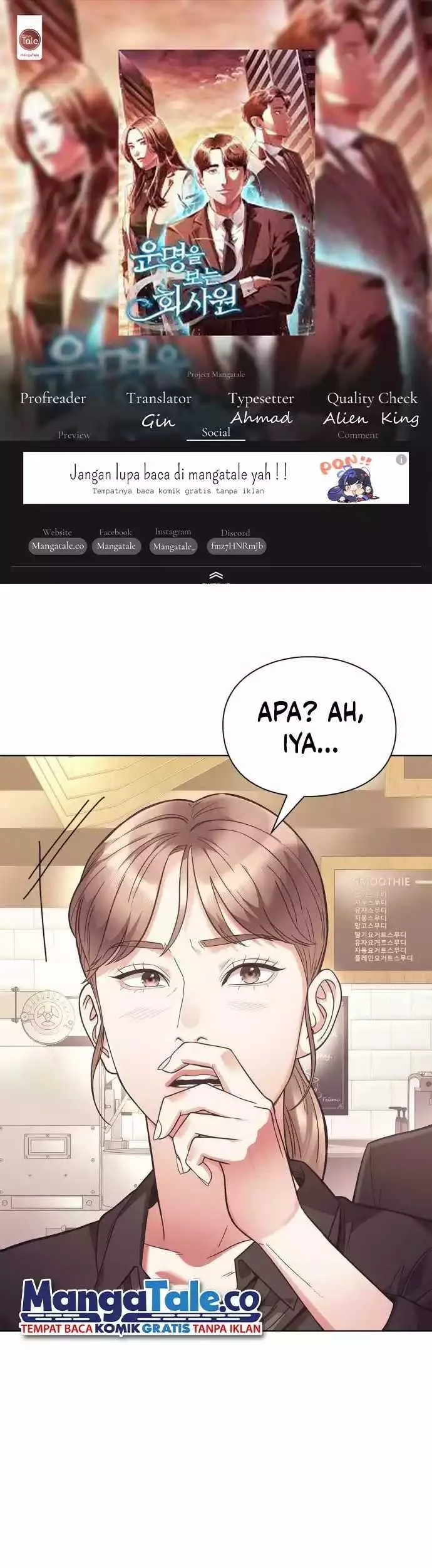 Komik Office Worker Who Sees Fate Chapter 19 gambar 1