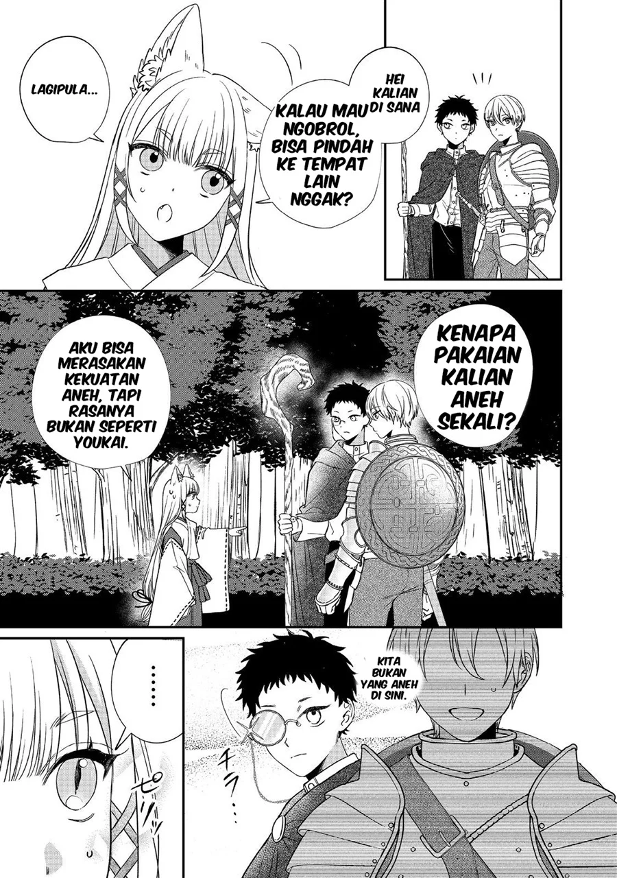 Komik Okitsune-sama ni Onegai! ~Haison ni Nokotteta Kami-sama ga Fantasy-ka Shita Gendaishakai ni Hourikomaretara Saikyou Datta~ Chapter 1.1 gambar 1