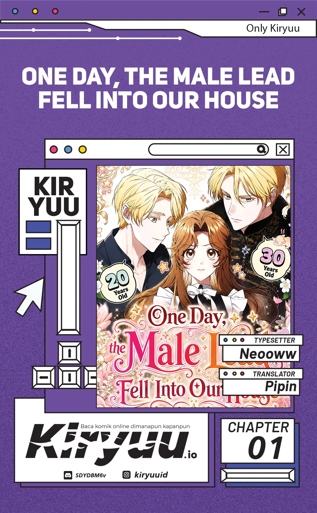 Komik One Day, the Male Lead Fell Into Our House Chapter 1 gambar 1