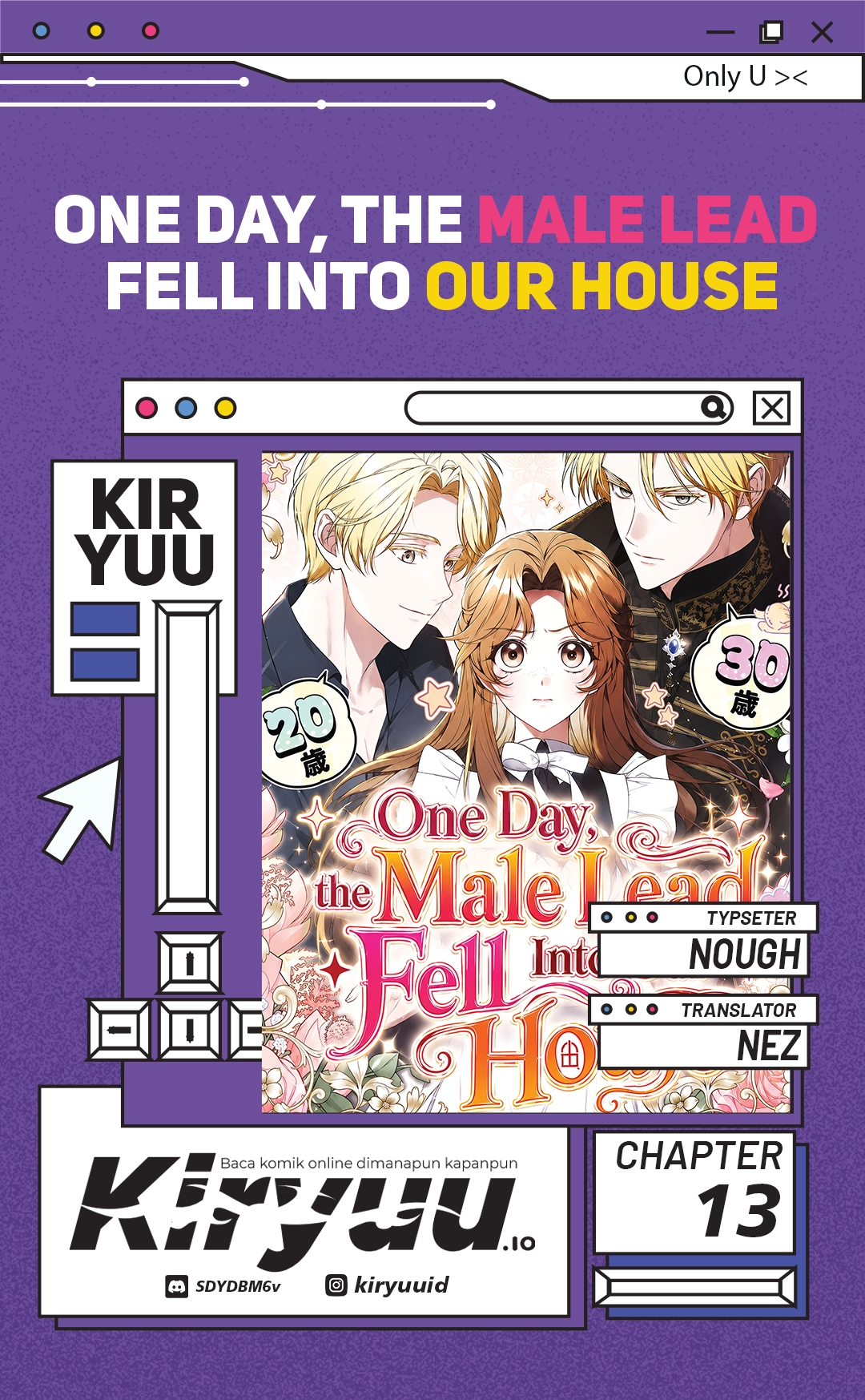 Komik One Day, the Male Lead Fell Into Our House Chapter 13 gambar 1