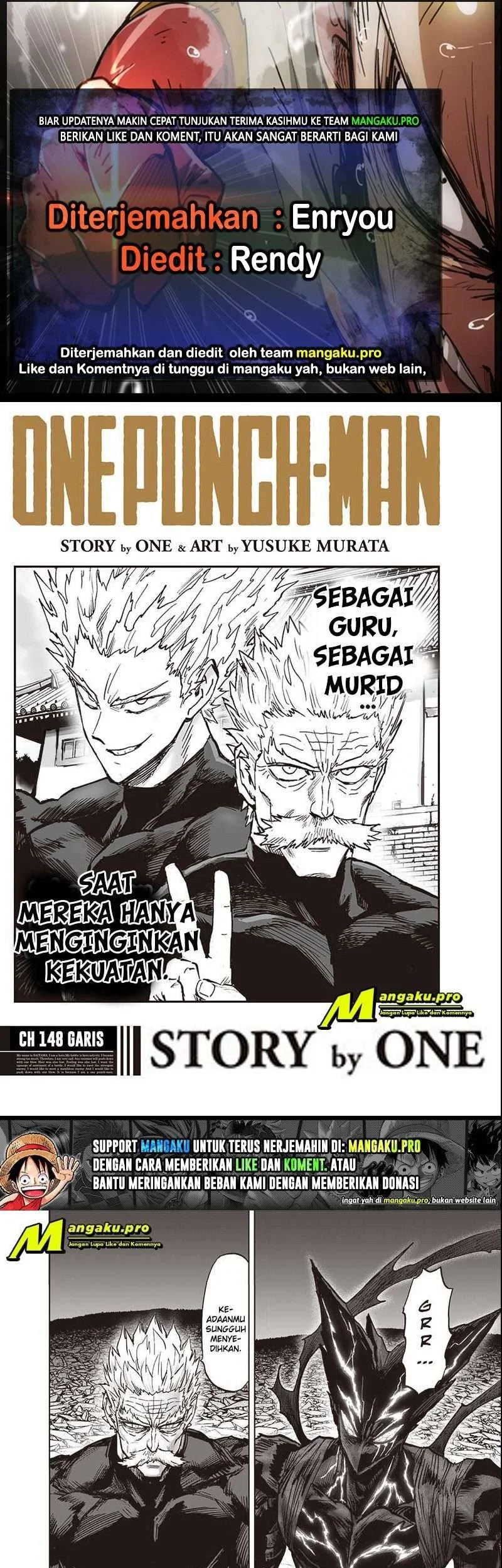 Komik One Punch Man Chapter 196 gambar 1