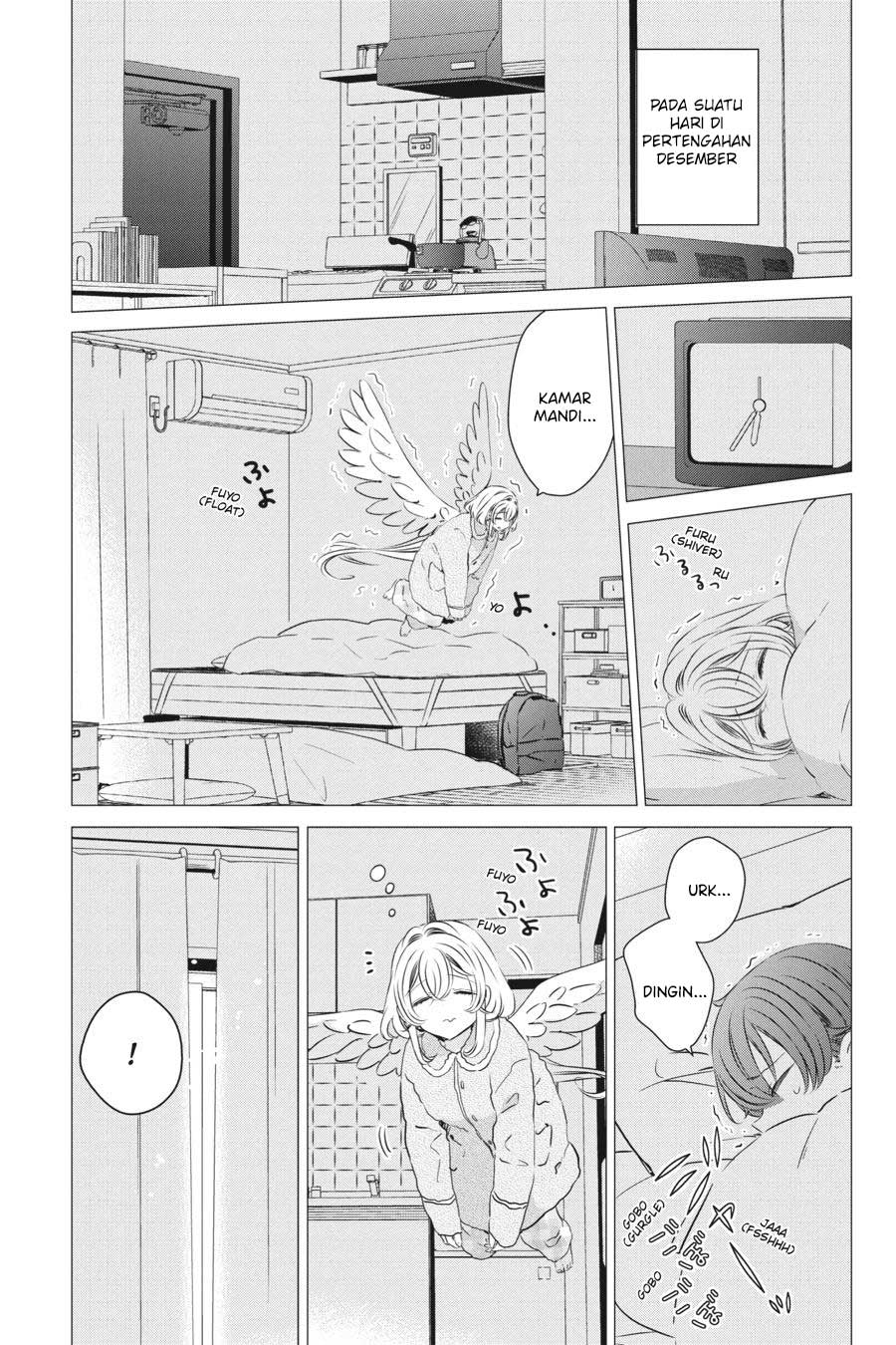 Manga One Room, Hiatari Futsuu, Tenshi-tsuki Chapter 34.5 gambar 2