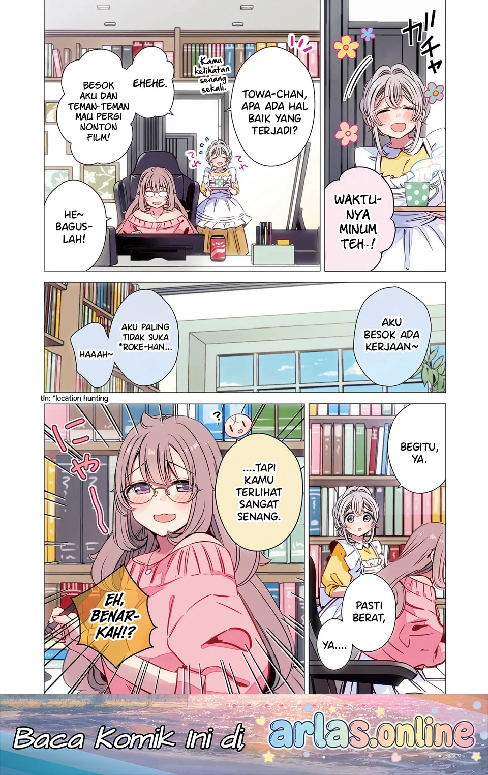 Manga One Room, Hiatari Futsuu, Tenshi-tsuki Chapter 40 gambar 2