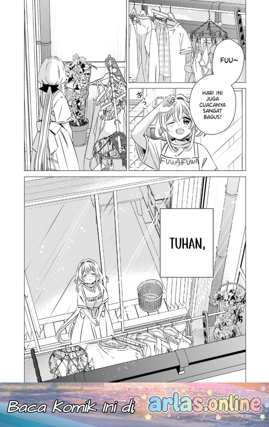 Manga One Room, Hiatari Futsuu, Tenshi-tsuki Chapter 44 gambar 2