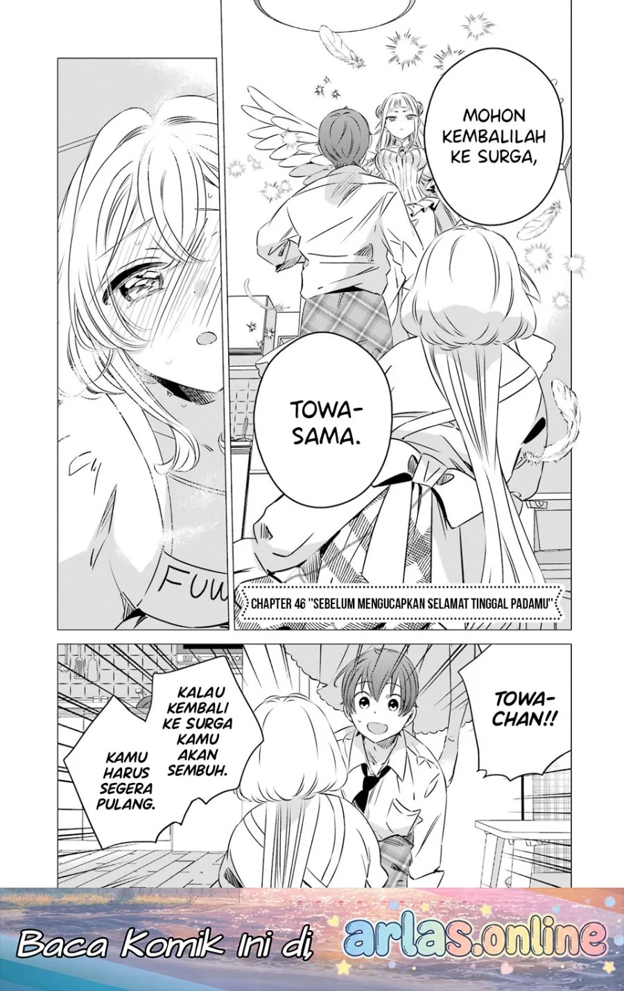 Manga One Room, Hiatari Futsuu, Tenshi-tsuki Chapter 46 gambar 2