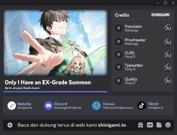 Komik Only I Have An EX-Grade Summon Chapter 6 gambar 1