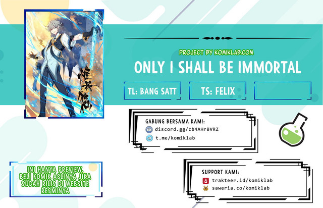Komik Only I Shall be Immortal Chapter 7 gambar 1