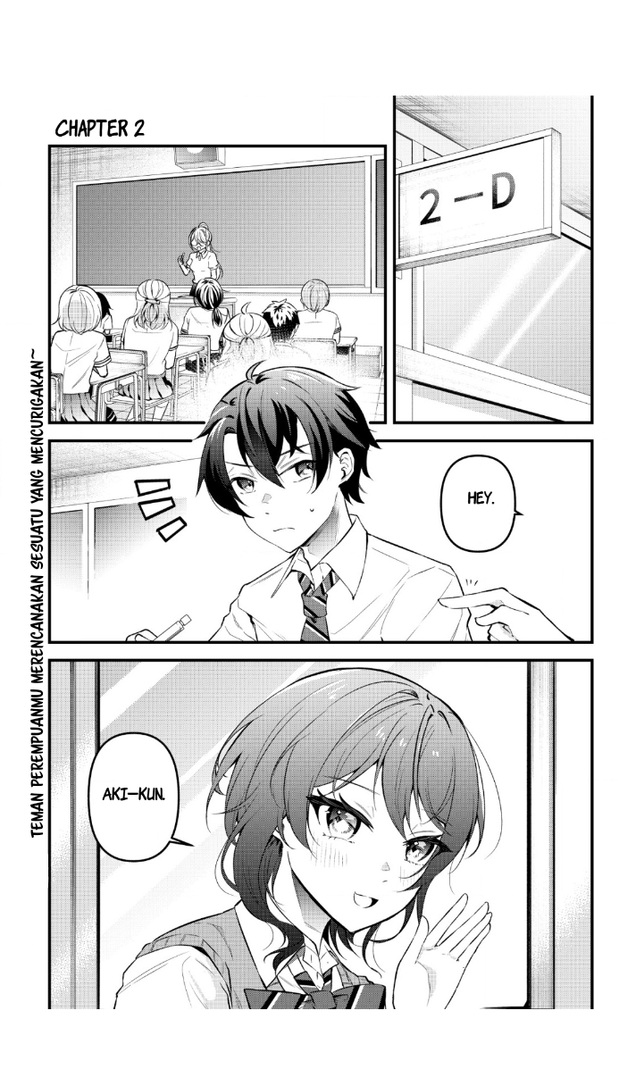 Komik “Osananajimi ga Hoshii” to Tsubuyaitara Yoku Issho ni Asobu Onna Tomodachi no Yousu ga Hen ni Nattanda ga Chapter 2 gambar 1