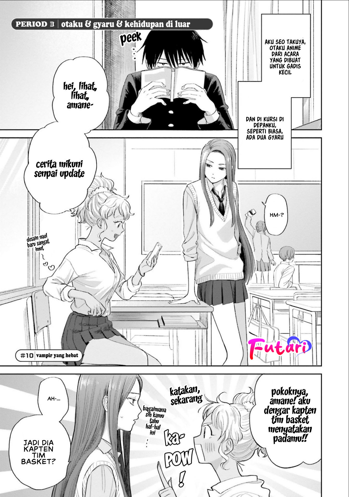 Manga Otaku ni Yasashii Gal wa Inai!? Chapter 3 gambar 2