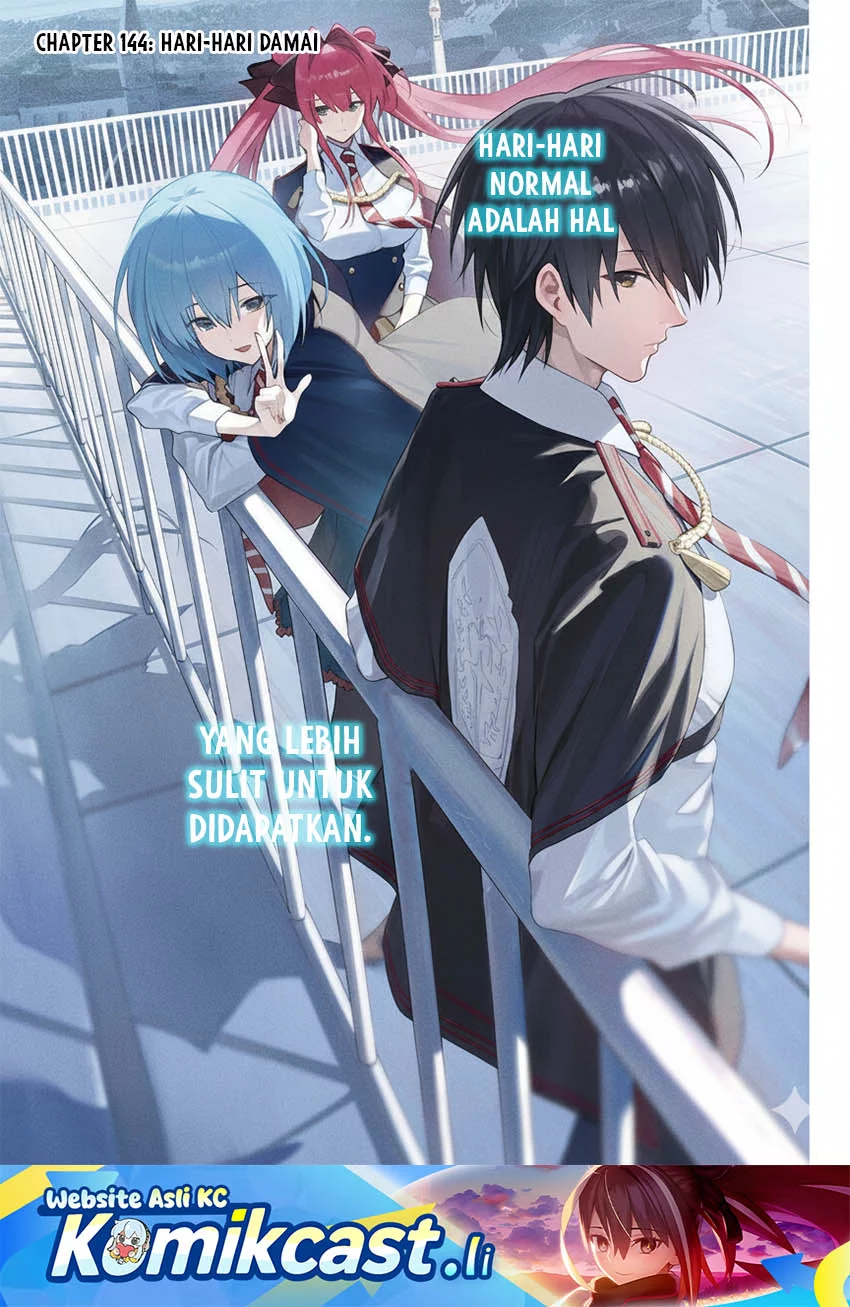 Komik Ouritsu Mahou Gakuen no Saikasei: Slum Agari no Saikyou Mahoushi, Kizoku darake no Gakuen de Musou suru Chapter 144 gambar 1