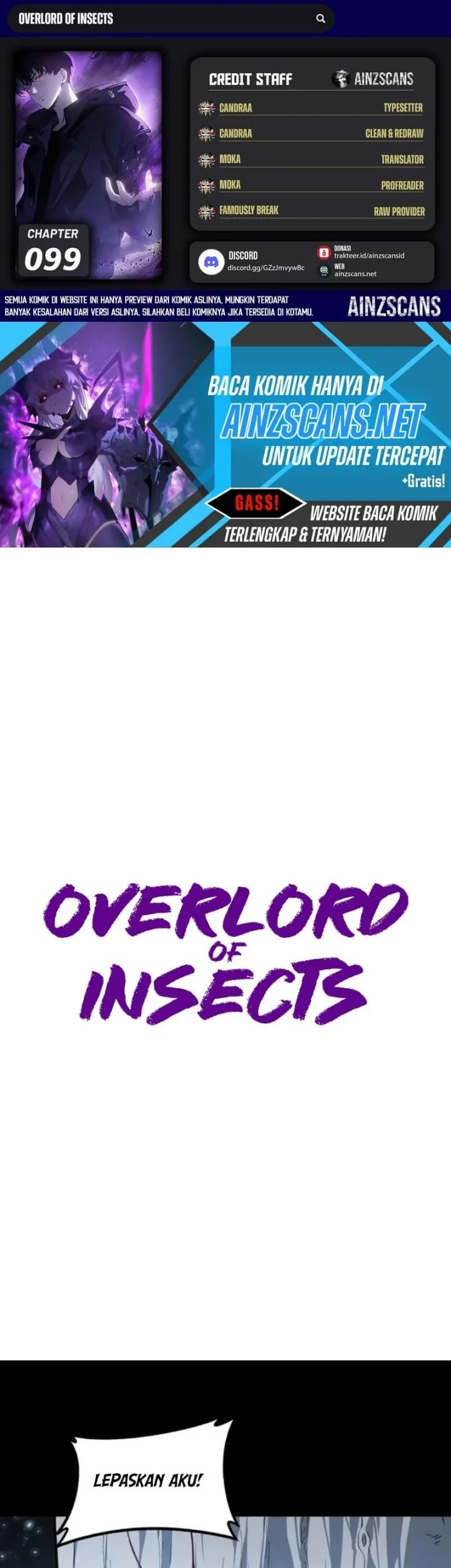 Komik Overlord of Insects Chapter 99 gambar 1