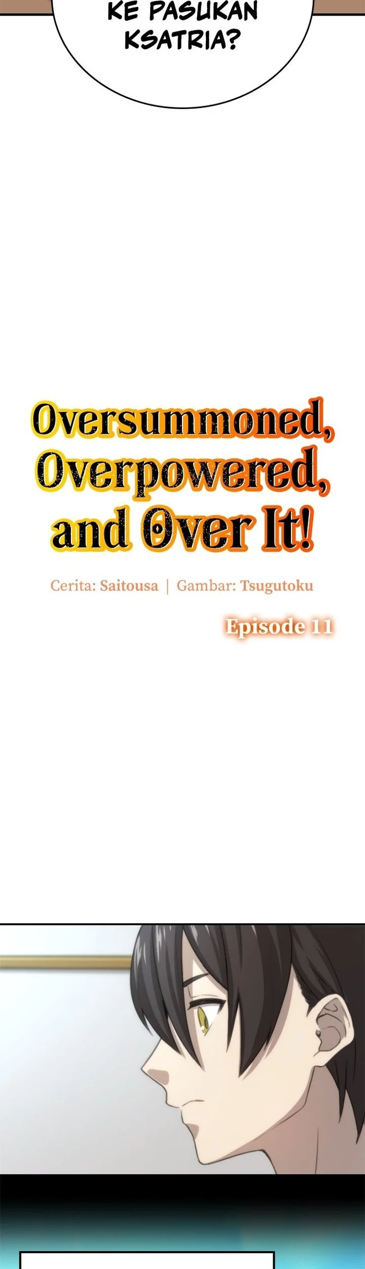 Manhwa Oversummoned, Overpowered, and Over It! Chapter 11 gambar 2