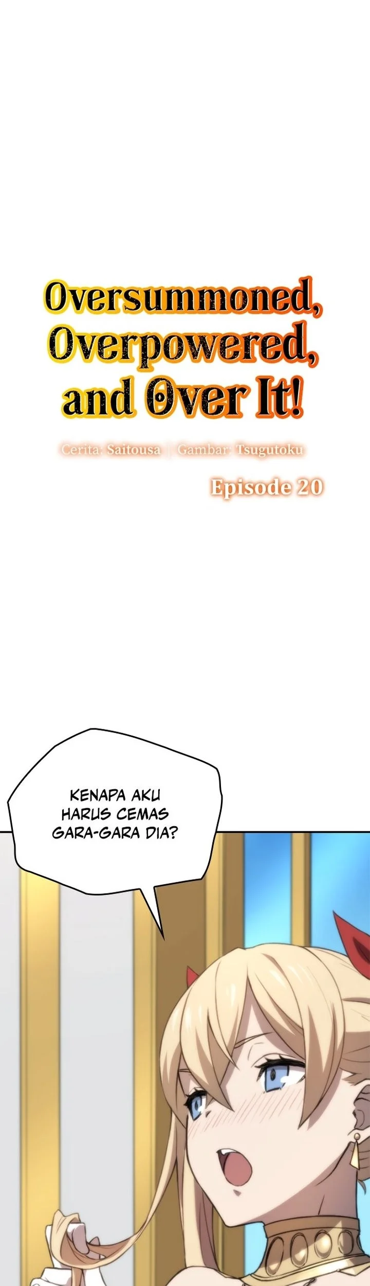 Komik Oversummoned, Overpowered, and Over It! Chapter 20 gambar 1