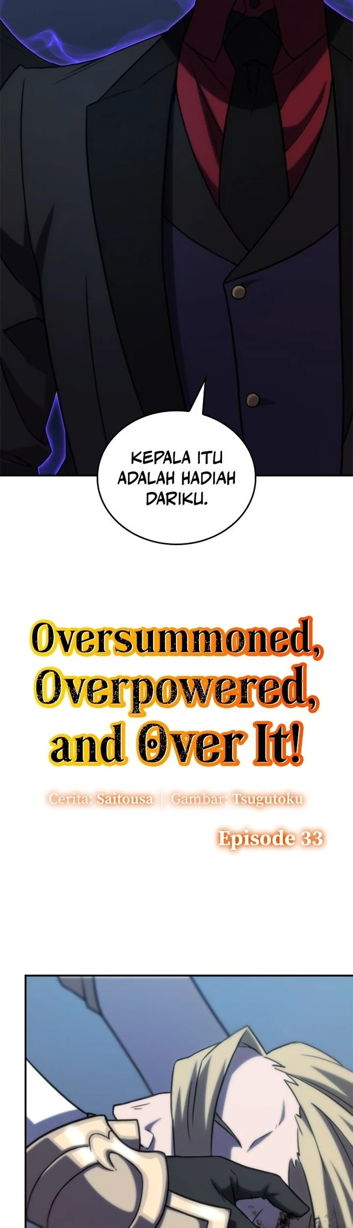 Manhwa Oversummoned, Overpowered, and Over It! Chapter 33 gambar 2