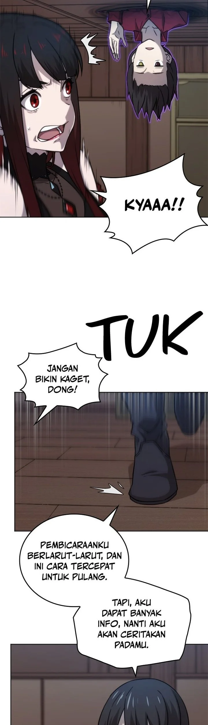 Manhwa Oversummoned, Overpowered, and Over It! Chapter 56 gambar 2