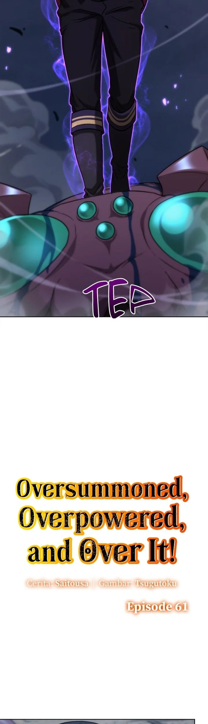 Manhwa Oversummoned, Overpowered, and Over It! Chapter 61 gambar 2