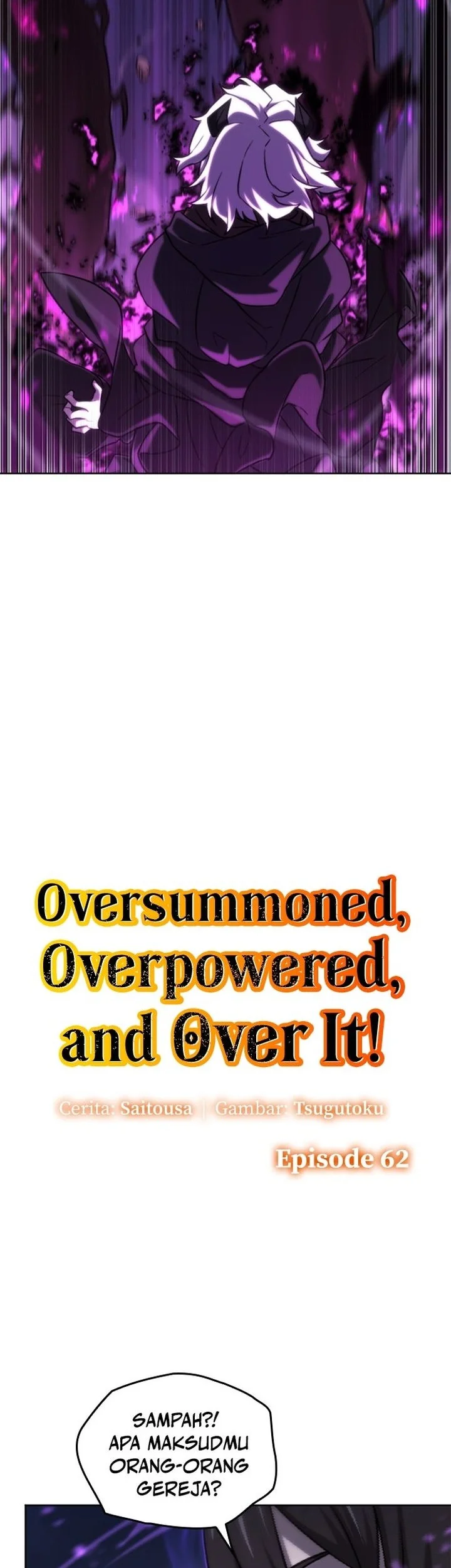 Manhwa Oversummoned, Overpowered, and Over It! Chapter 62 gambar 2