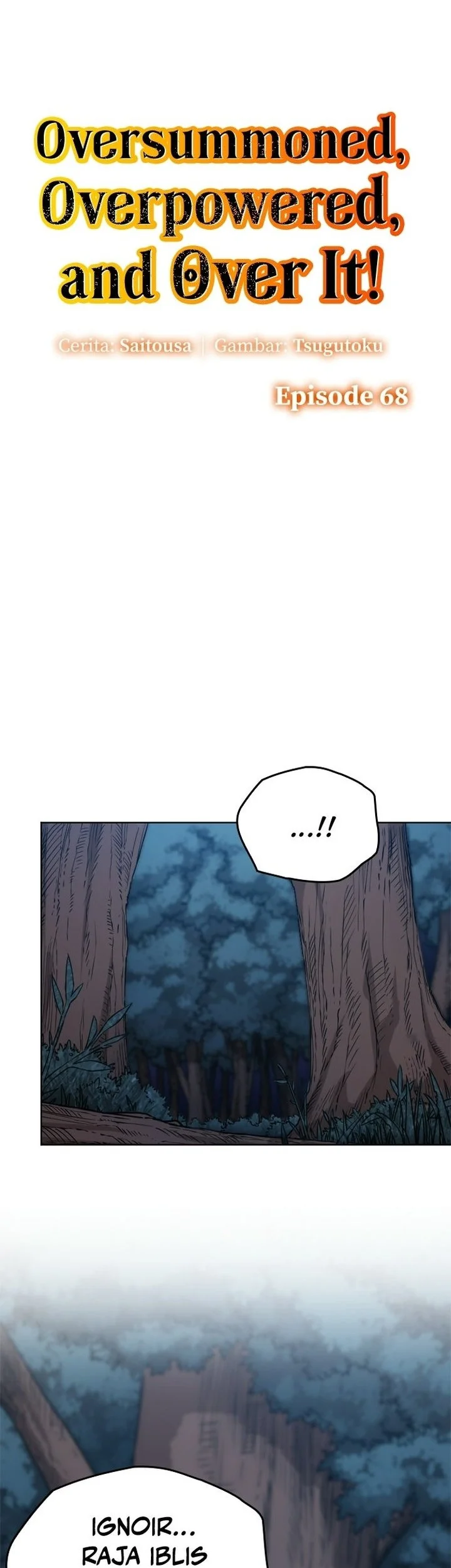 Manhwa Oversummoned, Overpowered, and Over It! Chapter 68 gambar 2