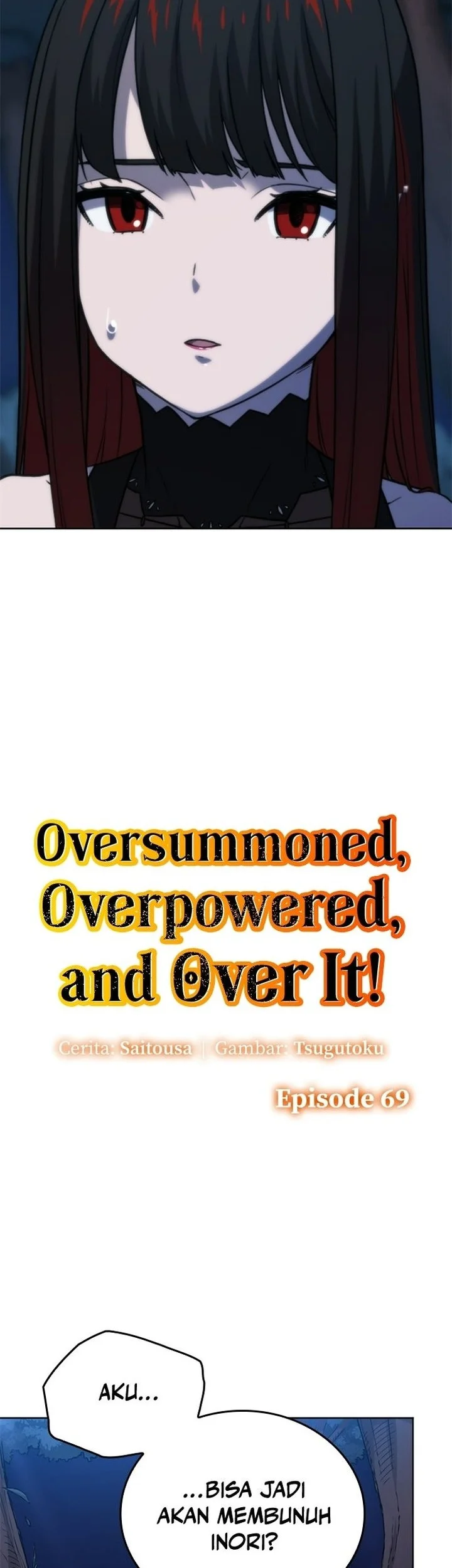 Manhwa Oversummoned, Overpowered, and Over It! Chapter 69 gambar 2