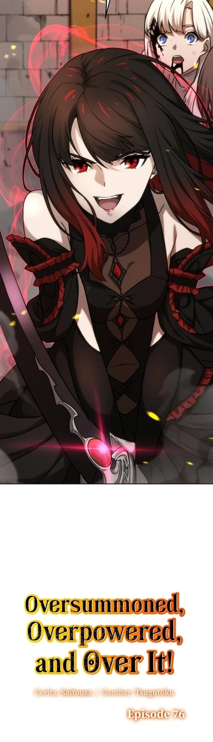 Manhwa Oversummoned, Overpowered, and Over It! Chapter 76 gambar 2