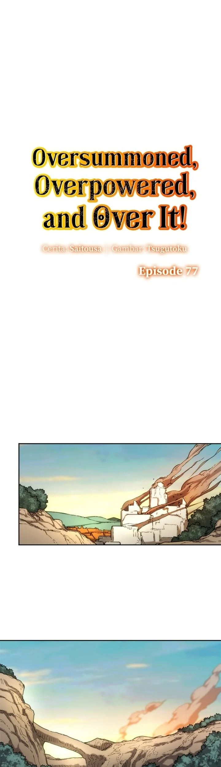 Komik Oversummoned, Overpowered, and Over It! Chapter 77 gambar 1