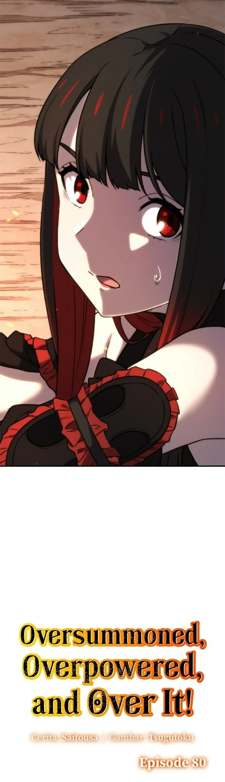 Manhwa Oversummoned, Overpowered, and Over It! Chapter 80 gambar 2