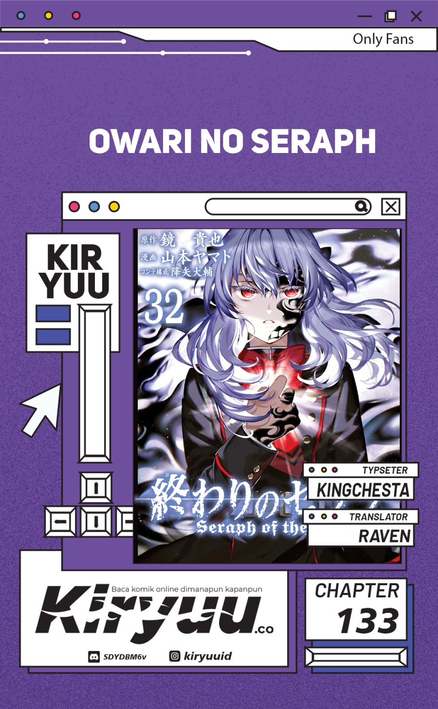 Komik Owari no Seraph Chapter 133 gambar 1