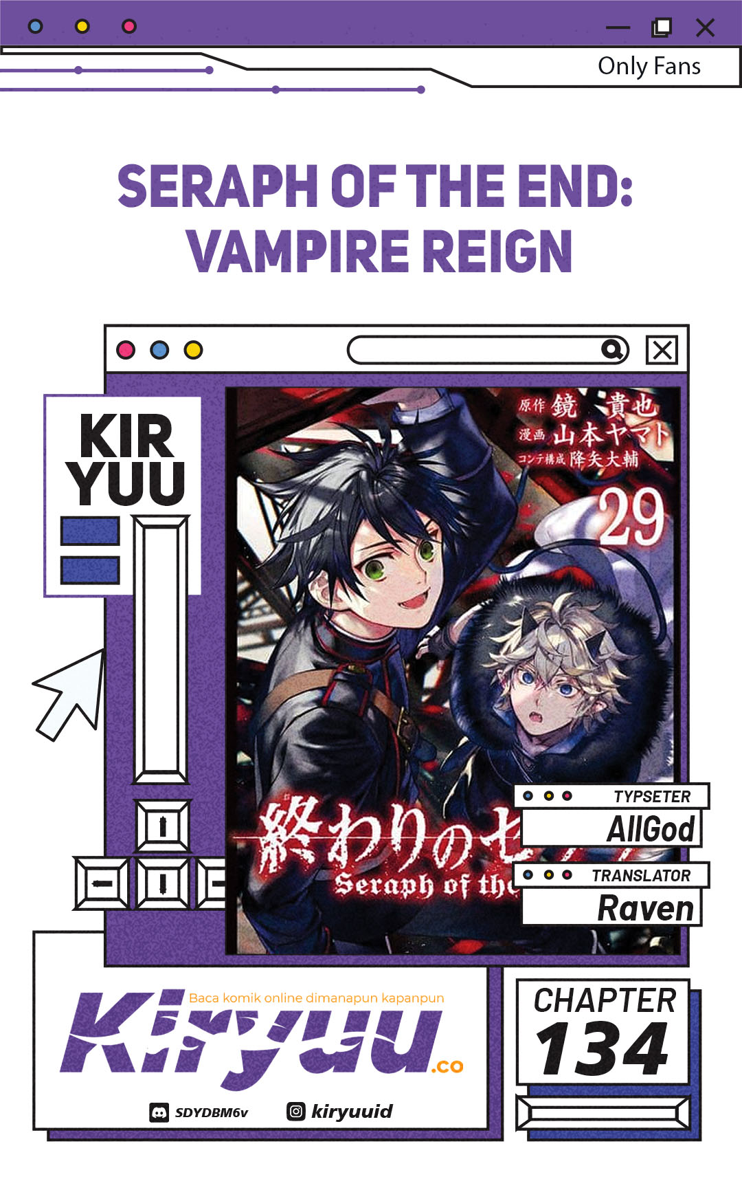 Komik Owari no Seraph Chapter 134 gambar 1