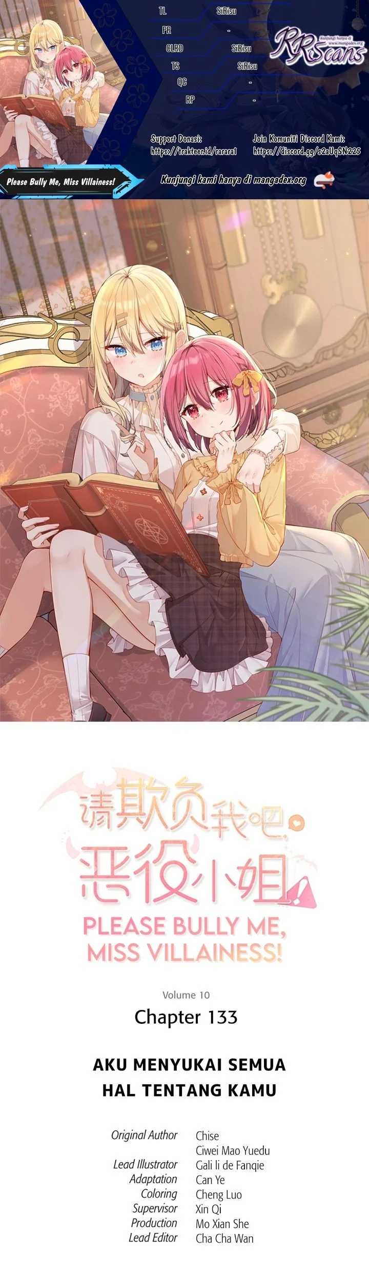 Komik Please Bully Me, Miss Villainess! Chapter 133 gambar 1