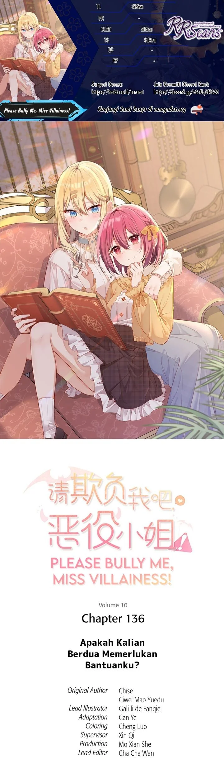 Komik Please Bully Me, Miss Villainess! Chapter 136 gambar 1