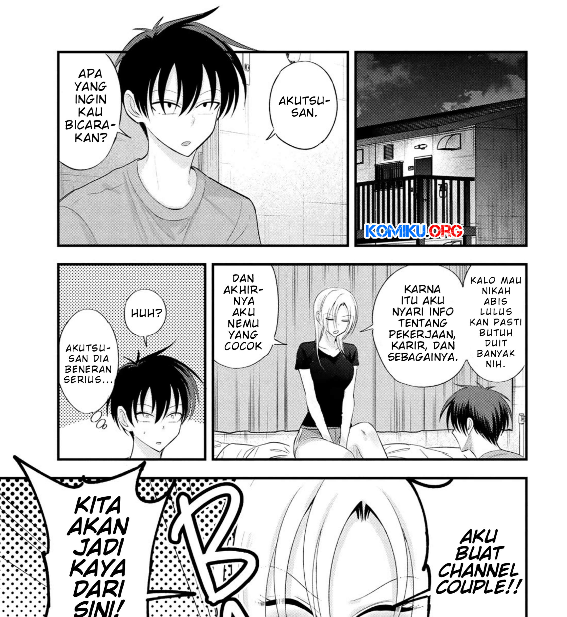 Manga Please Go Home, Akutsu-san! Chapter 194 gambar 2